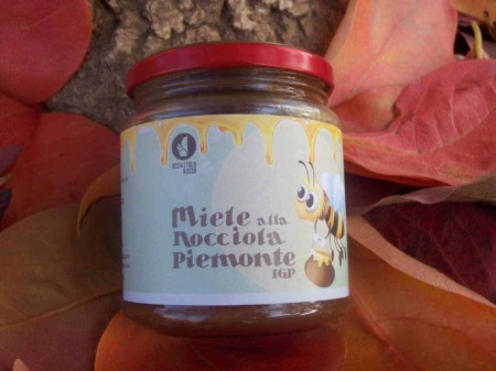 Honey with Piedmont p.g.i. hazelnuts