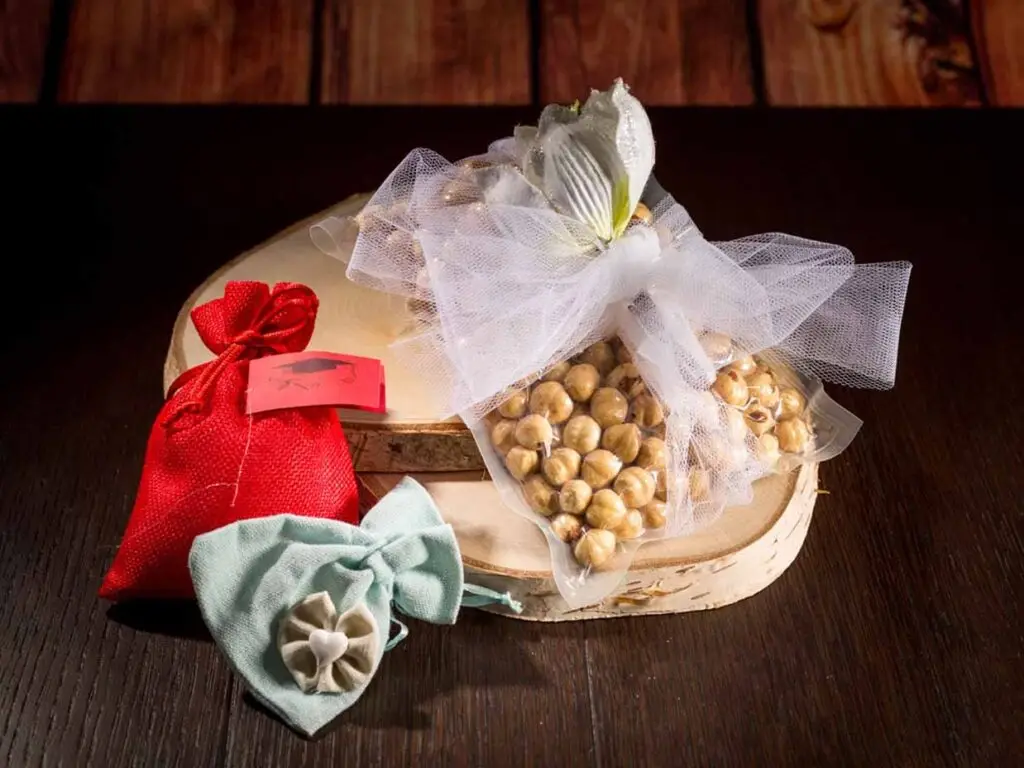 gastronomic hazelnut favors Piedmont pgi hazelnuts