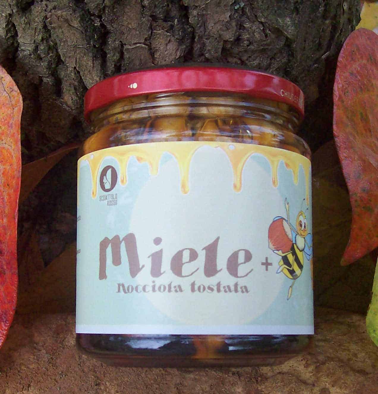 Miel + multiflowers honey with piedmont roasted hazelnuts